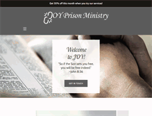 Tablet Screenshot of joyprisonministry.com
